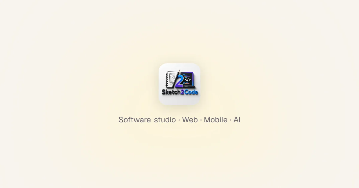 Sketch2Code
