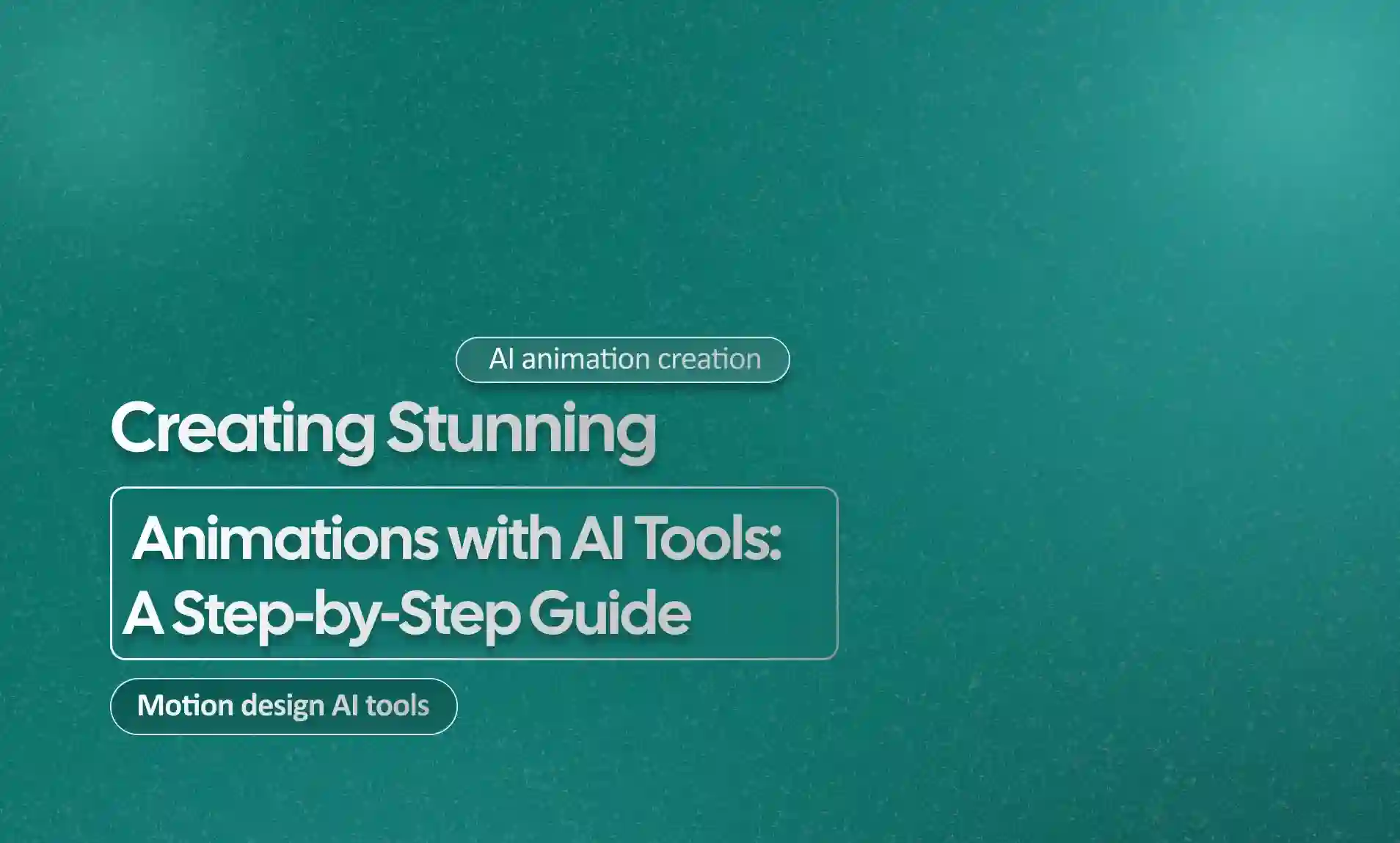 Stunning Animations with AI Tools
