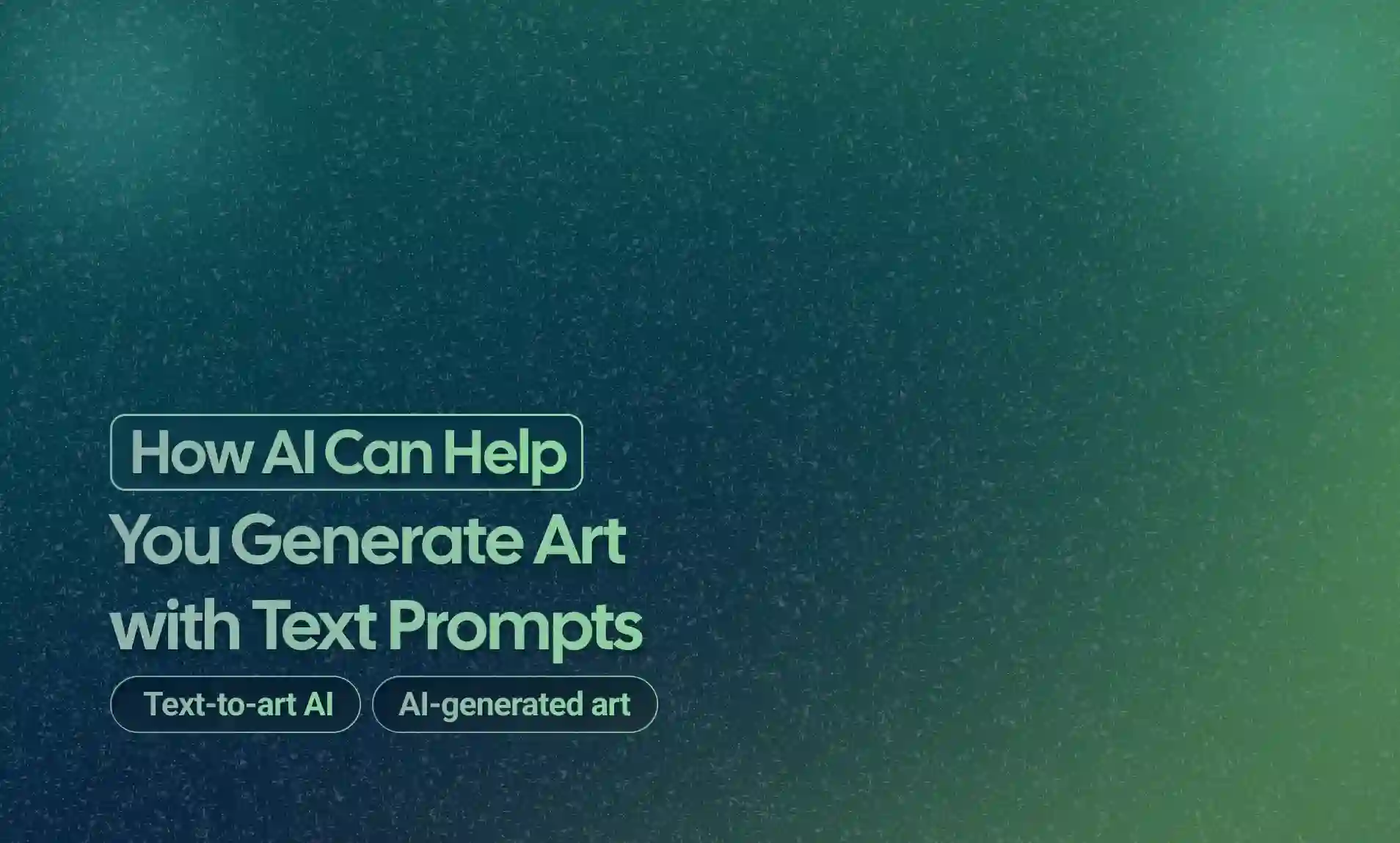 Generate Art with Text Prompts