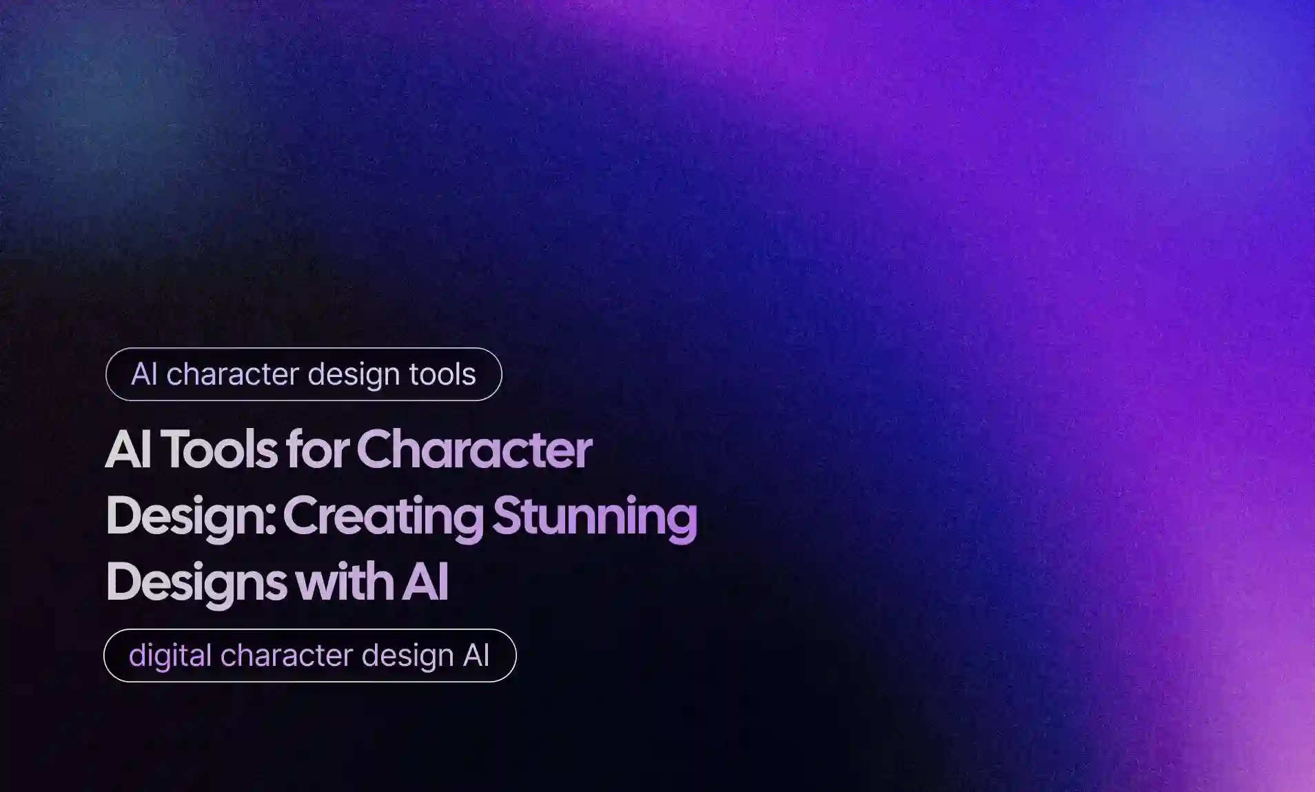 AI Tools for Character Design