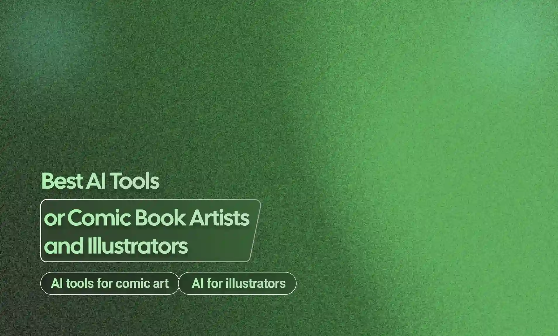 AI Tools for Comic Book