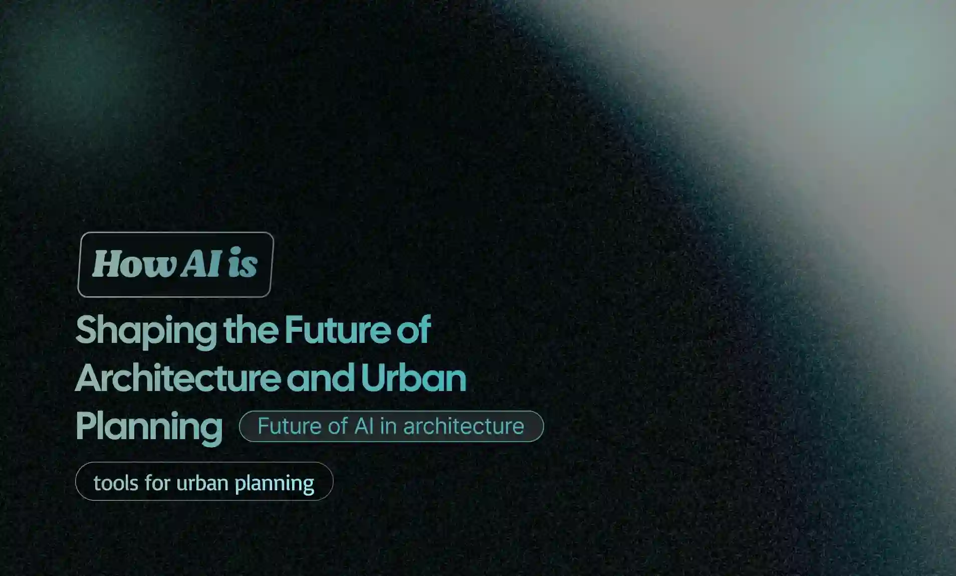 Architecture and Urban Planning
