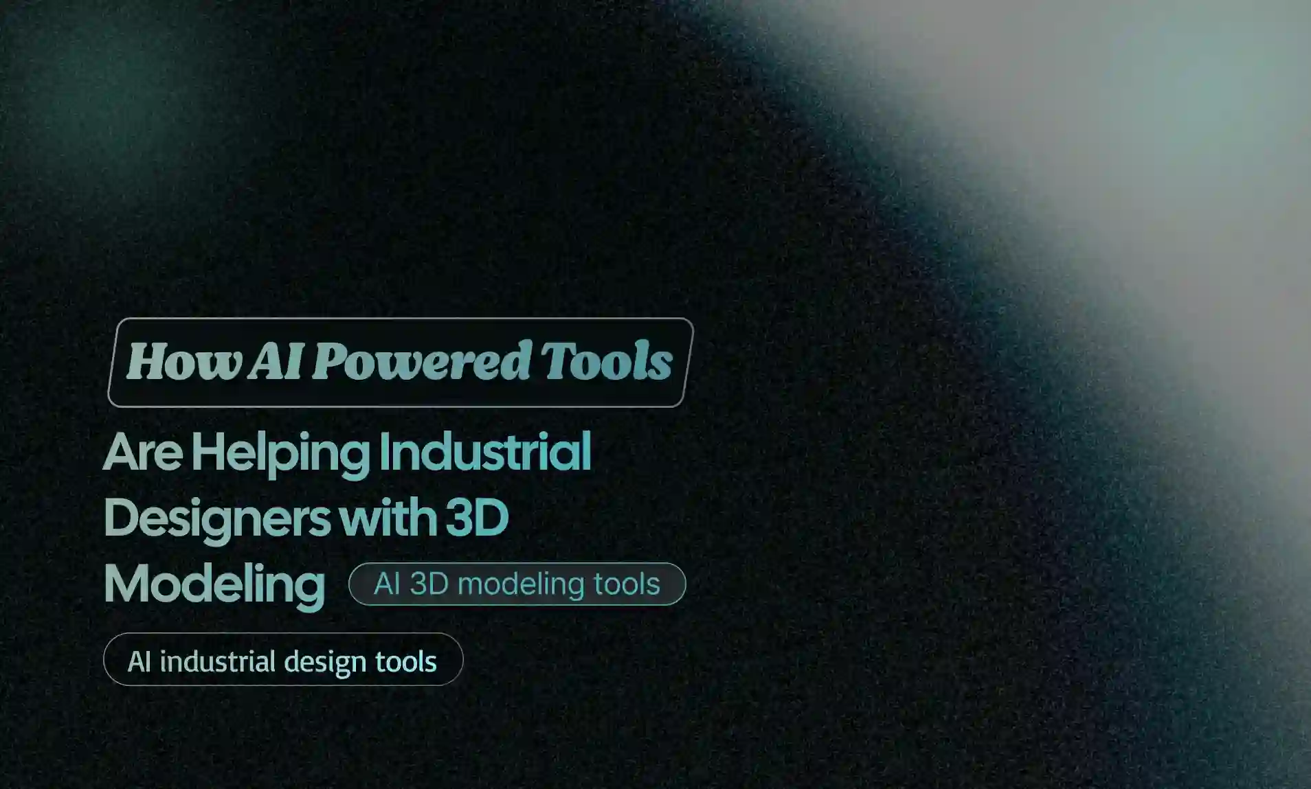 Industrial Designers With 3D Modeling