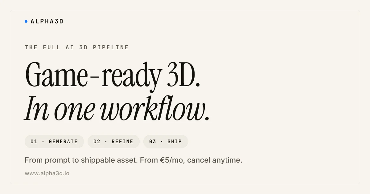 Alpha3D