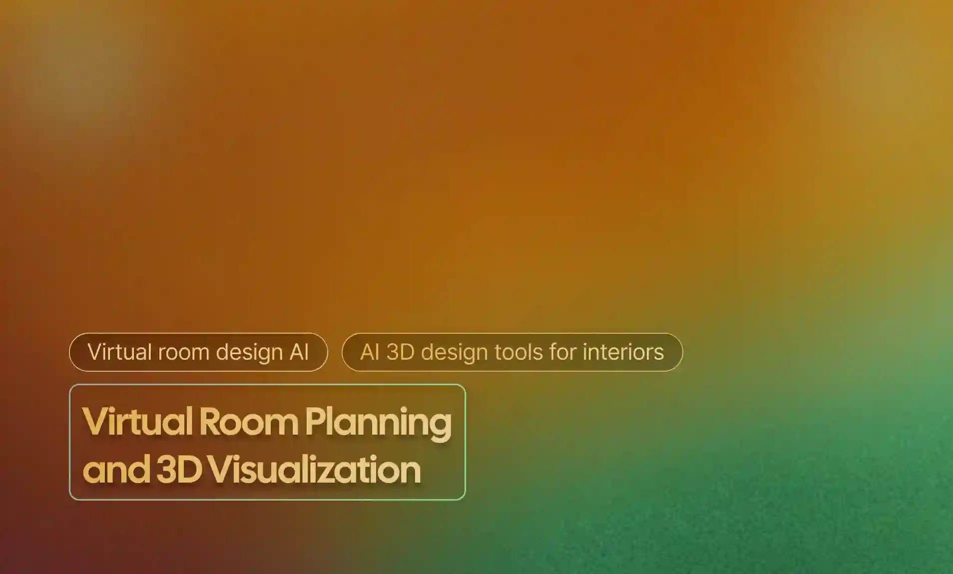 Virtual Room Planning and 3D Visualization