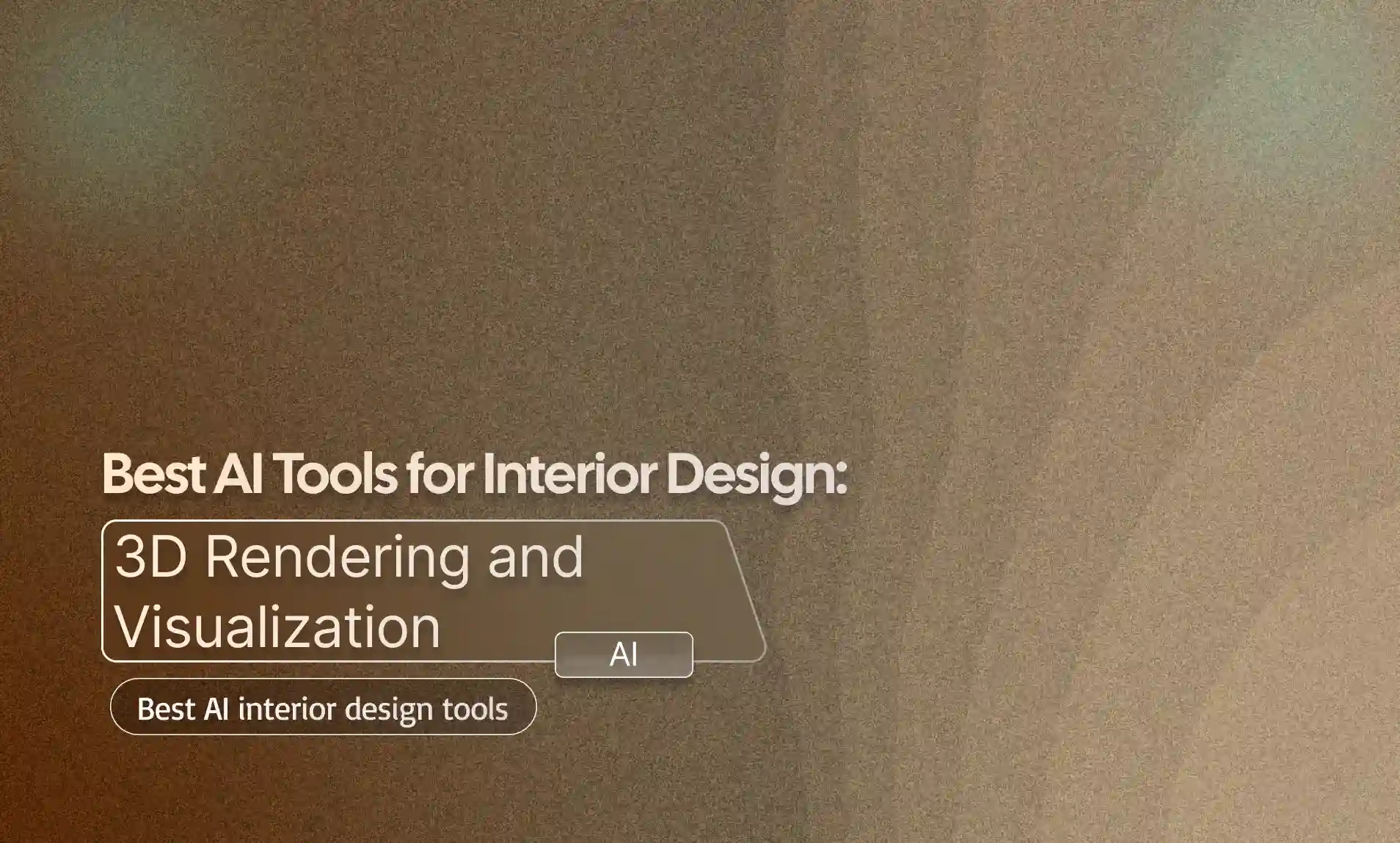 3D Rendering and Visualization